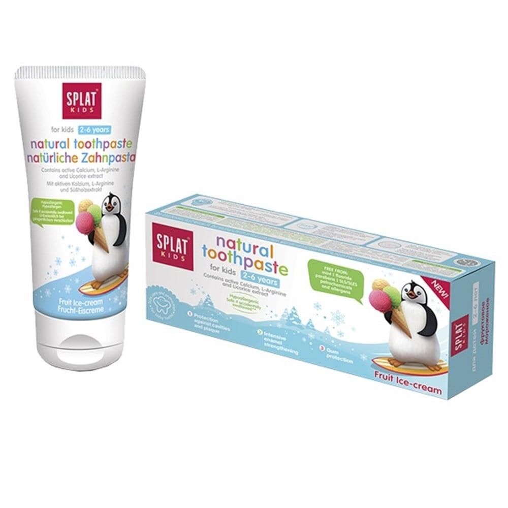 Splat Kids Fruit Ice Cream Natural Toothpaste 50 ml