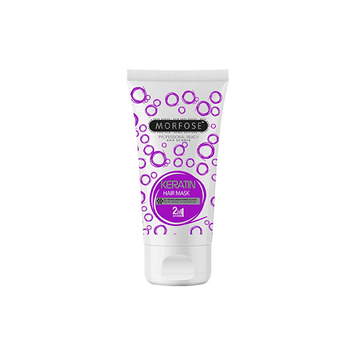 Morfose Keratin Hair Mask for Damaged Hair - Nourishing, Repairing, and Strengthening Treatment with Hydrolyzed Proteins - 1.69 fl oz Morfose Keratin Hair Mask - Repair Damaged Hair Keratin Hair Mask, Damaged Hair Repair, Morfose Hair Care, Nourishing Hair Mask, Protein-based Hair Treatment, Hair Repair, Hair Nourishment, Keratin Treatment, Hair Care, Hair Mask, Damaged Hair, Over-processed Hair, Hair Strengthening, Hair Softening