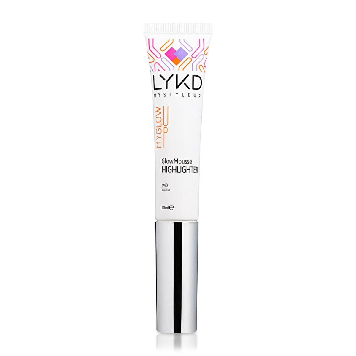 LYKD Mousse Highlighter Goldish - Natural Glow Makeup for All Skin Tones LYKD Goldish Mousse Highlighter for Natural Glow LYKD Mousse Highlighter, Goldish highlighter, Natural glow makeup, Easy-to-apply highlighter, Mousse highlighter for various skin tones, makeup, cosmetics, beauty products, highlighter, glow makeup, natural makeup look, beauty essentials