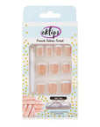 Eklips French Beige Square Press-On Nails 24 Count