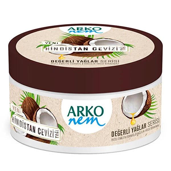 Arko Moisturizing Body Cream with Coconut Oil & Vitamin K - 250ml Hydrating Lotion for Dry Skin, Natural Skincare Arko Coconut Oil Body Cream - Natural Moisturizer for Dry Skin moisturizing body cream, coconut oil body cream, Vitamin K cream, hydrating body lotion, natural skincare products, dry skin relief, body moisturizer, coconut oil skincare, vitamin K skincare, natural body care, skincare essentials, body hydration, non-greasy moisturizer, long-lasting hydration