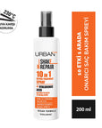 Urban Care Shake N Repair: 10-in-1 Leave-In Hair Care Spray - Heat Protection, Damage Repair, Frizz Control, Vegan - 6.76 fl oz Urban Care Hair Spray: Heat Protection, Frizz Control, Vegan hair care spray, leave-in conditioner, dry hair treatment, damaged hair repair, heat protectant spray, frizz control spray, vegan hair care, hyaluronic acid hair spray, UV protection hair spray, 10-in-1 hair treatment, hair spray, conditioner, hair repair, heat protection, frizz control, vegan, hyaluronic acid, UV protect