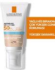 La Roche-Posay Anthelios UVMune SPF50+ Tinted Sunscreen: High UVA/UVB Protection, Moisturizing, Evens Skin Tone, Ideal for Sensitive Skin La Roche-Posay SPF50+ Tinted Sunscreen: Sensitive Skin Protection tinted sunscreen, SPF50+ sunscreen, sunscreen for sensitive skin, moisturizing sunscreen, UVMune sunscreen, La Roche Posay sunscreen, sunscreen with color, broad spectrum sunscreen, sun protection for face, hypoallergenic sunscreen, sunscreen, SPF 50+, face sunscreen, sensitive skin, UVA protection, UVB pro