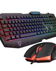 Everest Gaming Keyboard and Mouse Combo - USB 3, RGB Lighting, 3 Macro Keys, Adjustable DPI Everest Gaming Keyboard & Mouse Combo - USB 3, RGB, 3 Macro Keys Gaming Keyboard, Gaming Mouse, RGB Keyboard, Programmable Macro Keys, Adjustable DPI Mouse, USB 3 Gaming Peripherals, Customizable Gaming Keyboard, High-Performance Gaming Mouse, Turkish-Q Layout, Gamer Essentials, PC Gaming Accessories