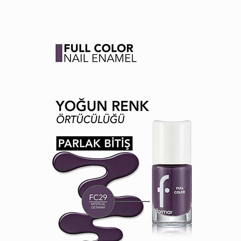 Flormar Full Color Nail Polish - Highly Pigmented & Long-Lasting Nail Care - view 3
