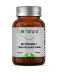 VeNatura SR Vitamin C 1000mg - Sustained Release, Vegan, Gluten-Free Immune Support Supplement, High Dose Vitamin C Tablets - 30 Count VeNatura SR Vitamin C 1000mg - Vegan Immune Support Vitamin C 1000mg, Sustained Release Vitamin C, Vegan Vitamin C supplement, Gluten free Vitamin C, Lactose free Vitamin C, Immune support supplement, Vitamin C tablets, High dose Vitamin C, Vitamin C, Immune Support, Antioxidant, Vegan, Gluten-Free, Lactose-Free, Sugar-Free, Health Supplement, Wellness, Daily Supplement, Col