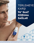 Nivea Men Derma Control Clinical: 96H Anti-Perspirant Deodorant Spray for Men, Sensitive Skin & Underarm Darkening Nivea Men's Deodorant: 96H Protection + Sensitive Skin men's deodorant, anti-perspirant deodorant, long-lasting deodorant, deodorant for sensitive skin, deodorant for men, Nivea deodorant, clinical strength deodorant, deodorant for underarm darkening, deodorant spray, men's grooming, personal care, sweat protection, odor protection, DermaDry Technology, Vitamin C, skin care, dermatologically t