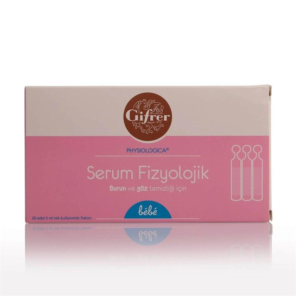 Gifrer Saline Solution 20 Ampoules - Sterile Nasal, Eye & Wound Care for Babies to Adults Gifrer Saline Solution 20 Ampoules - Sterile Care saline solution, nasal care, eye care, wound care, sterile solution, Gifrer Serum Fizyolojik, baby care, adult care, preservative-free, 0.9% Sodium Chloride, nasal hygiene, eye hygiene, wound cleaning, medical care, household essentials