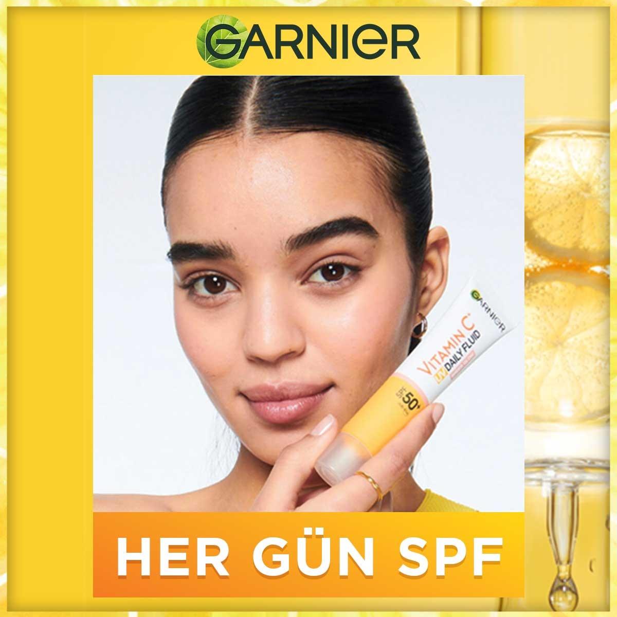 Garnier Daily Sunscreen Face Cream SPF50+ - Vitamin C Enriched, Vegan, Dermatologically Tested - 1.35 fl oz Garnier SPF50+ Daily Sunscreen Face Cream - Vitamin C & Vegan daily sunscreen, face cream with SPF50+, Vitamin C face cream, vegan skincare, dermatologically tested sunscreen, sun protection, brightening skincare, lightweight face cream, invisible texture, cruelty-free cosmetics, sensitive skin products, skincare essentials