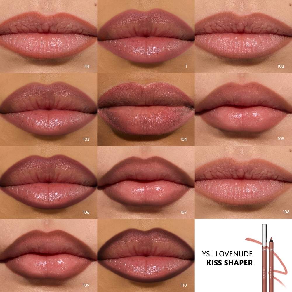 YSL Kiss Shaper Lip Liner 105 Burnt Honey 3D Contour