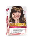 Loreal Paris Excellence Creme Hair Dye - 6.1 Küllü Açık Kahve - Long Lasting Color & Nourishment - view 2