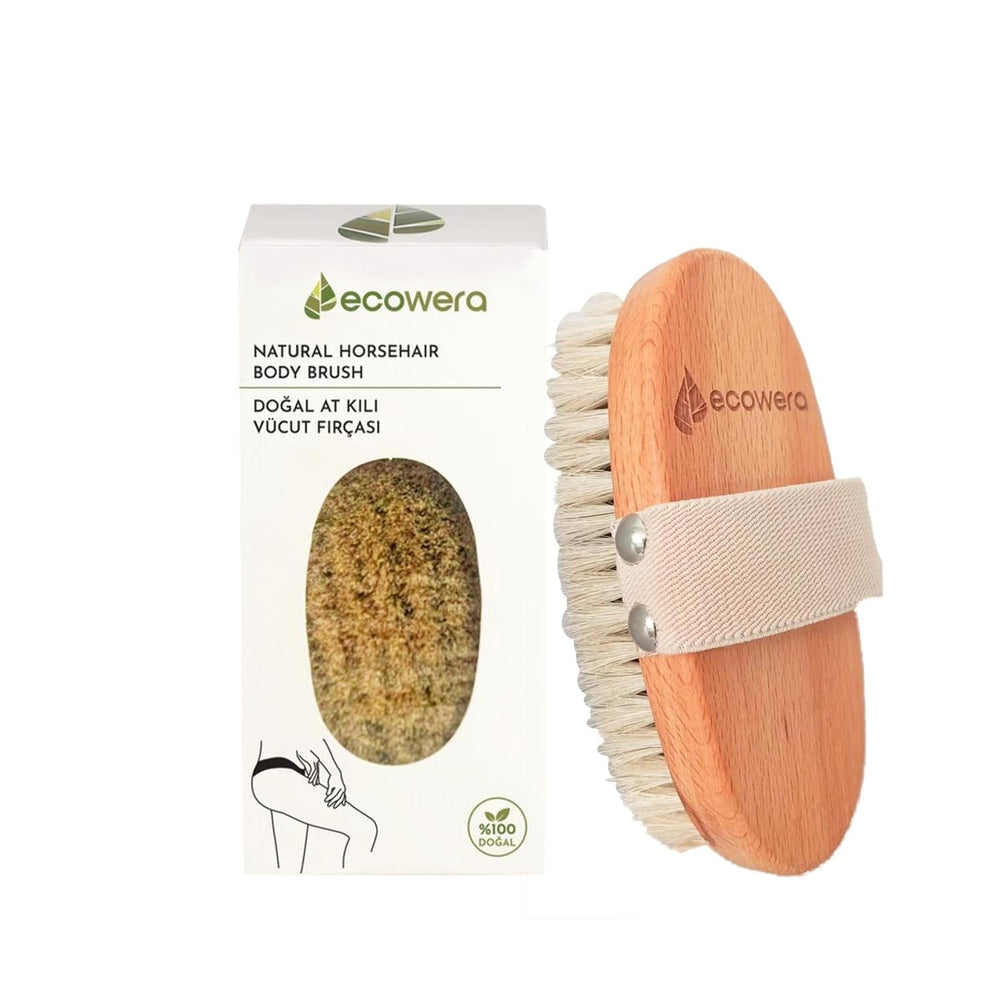 Ecowera Natural Horse Hair Face Brush - Gentle Facial Care & Eco-Friendly Skincare - image 2