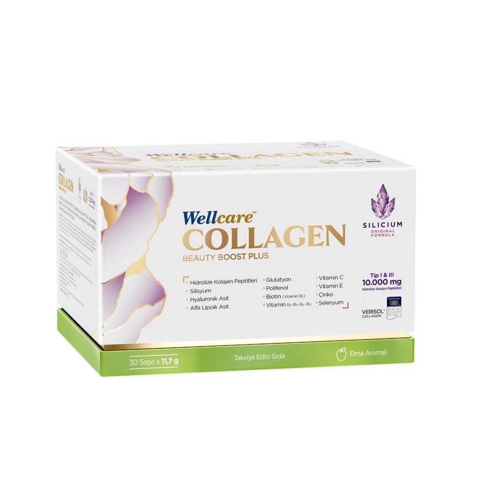 Wellcare Collagen Beauty Boost Plus Apple Flavor 30 Sachets