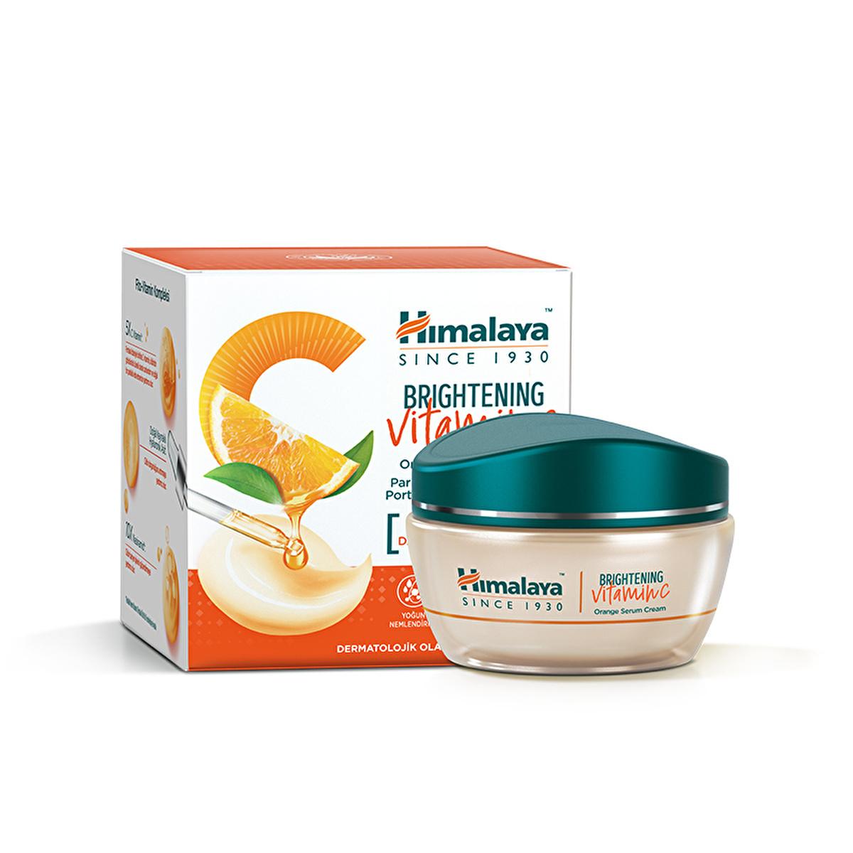 Himalaya Vitamin C Face Cream with Serum - Hydrating, Brightening, Natural Skincare for All Skin Types Himalaya Vitamin C Face Cream - Hydrate & Brighten Vitamin C Face Cream, Hydrating Face Serum, Natural Skincare Products, Dermatologically Tested Skincare, Brightening Face Cream, Skincare for All Skin Types, Serum-Infused Cream, Hyaluronic Acid, Niacinamide, Orange Extract, Natural Ingredients, Skincare Routine, Glow Up, Radiant Skin, Anti-Aging Skincare
