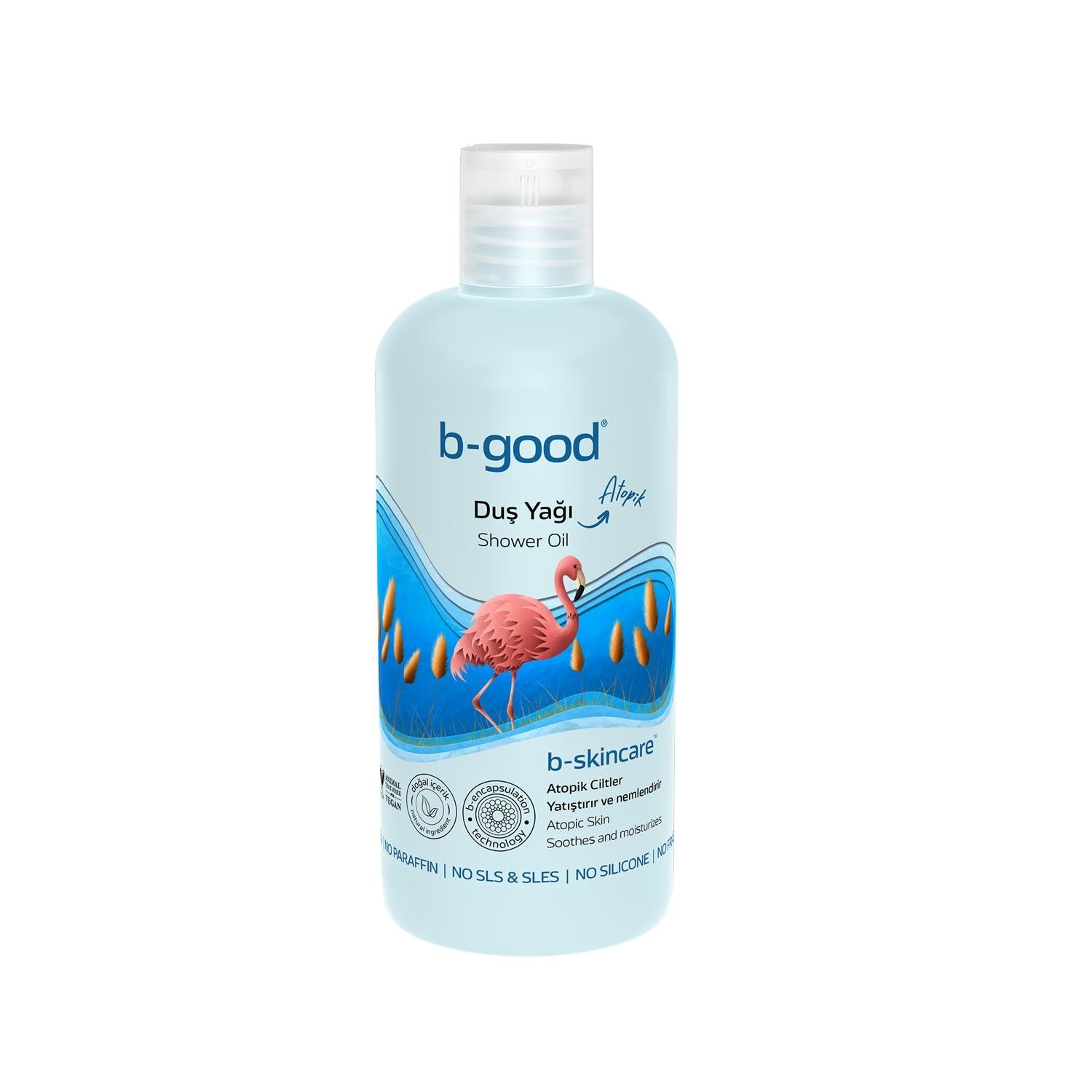 b-good b-skincare Shower Oil for Atopic Skin - Gentle, Moisturizing Cleansing for Sensitive Skin Types, 11.83 fl oz b-good b-skincare Shower Oil for Sensitive Skin - 11.83 fl oz atopic skin care, shower oil for sensitive skin, gentle cleansing products, moisturizing shower products, b-good b-skincare, sensitive skin solutions, skincare for atopic conditions, non-irritating cleansing, hydration, skincare products, shower oil benefits, atopic skin relief