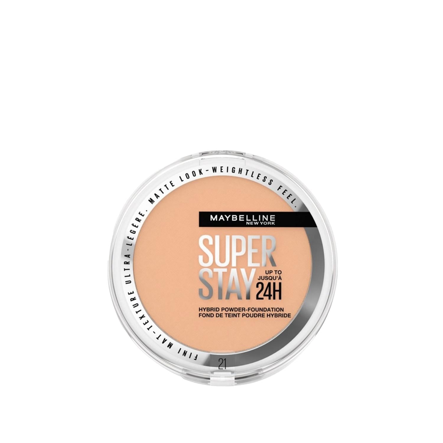 Maybelline New York Superstay Hybrid Powder Foundation Makeup - Shade 21, Long-Lasting Coverage Maybelline Superstay Foundation - Long Lasting Coverage Maybelline New York Superstay, Hybrid Powder Foundation, Foundation Makeup, Shade 21 Foundation, Affordable Cosmetics, Long-Lasting Makeup, Cosmetic Products, Beauty Essentials, Makeup for Everyday Use, Foundation for Coverage