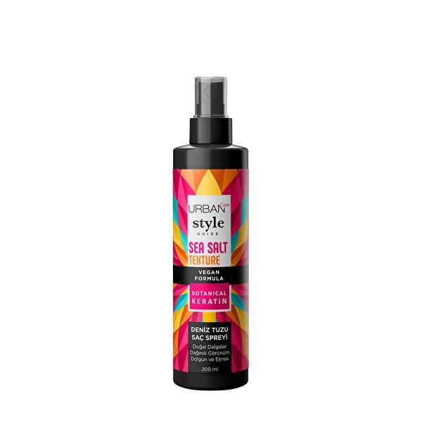 Urban Care Style Guide Sea Salt Hair Spray 200ml - Texturizing, Volumizing, UV Protection Urban Care Sea Salt Hair Spray - Texturizing & UV Protection hair spray, sea salt spray, texturizing spray, volumizing hair product, UV protective hair spray, beachy waves, effortless texture, hair care, styling products, hair protection, botanical keratin complex, UV filter, non-greasy, lightweight, everyday styling, protective styling