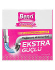 Benri Granular Drain Opener Pack for Clogged Pipes 3 x 75g
