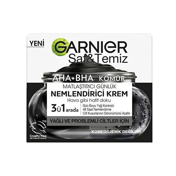 Garnier Daily Moisturizing Cream for Oily Skin - Oil Control & Hydration with Niacinamide, AHA, BHA - 1.69 fl oz Garnier Daily Moisturizing Cream - Oil Control & Hydration Daily Moisturizing Cream, Oil Control Moisturizer, Niacinamide Cream, AHA BHA Cream, Long-lasting Hydration Cream, Skincare for Oily Skin, Garnier Skincare, Hydrating Cream, Oil-Free Moisturizer, Acne Prone Skin Solutions, Skin Refining Products, Lightweight Moisturizer, Non-Greasy Skincare, Matte Finish Moisturizer, Blackhead Reduction,