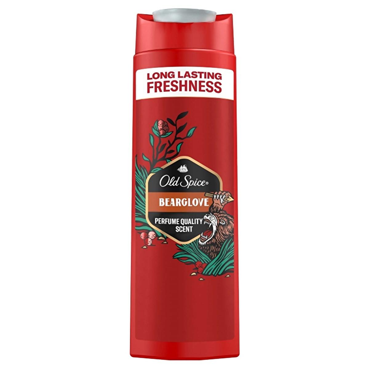 Old Spice Bearglove Men's Shower Gel & Shampoo - 13.53 fl oz - Masculine Fragrance for the Modern Adventurer Old Spice Bearglove Shower Gel & Shampoo - Masculine Scent Old Spice Bearglove, Men's Shower Gel, Shampoo and Body Wash, Masculine Fragrance, Nature-Inspired Scent, Outdoor Fragrances, Men's Grooming, Shower Gel, Shampoo, Dual Function Shower Products, Personal Care for Men, Adventurous Spirit, Confidence Boosting Fragrances, Travel Essentials, Bathroom Essentials, Hygiene Products, Cosmetic Products