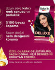 Palette Deluxe Gece Mavisi Hair Dye - Long-Lasting Vibrant Night Blue Hair Color with Nourishing Properties - Hair Dye