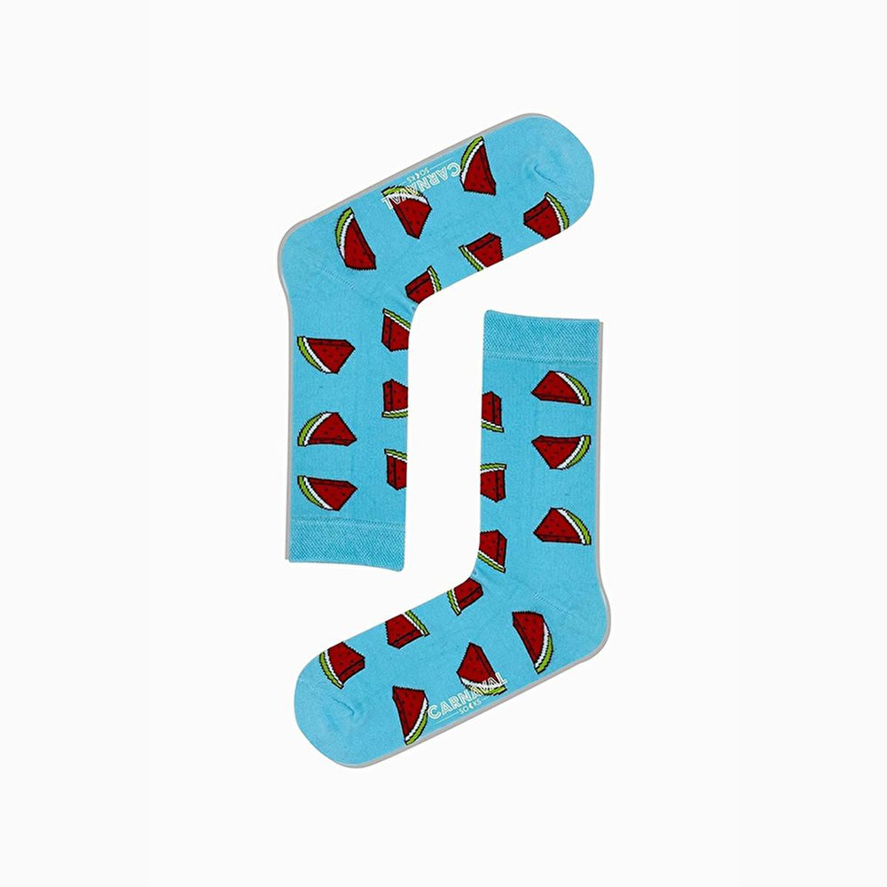 Carnaval Fruit-Themed Socks 5-Pack - Soft, Comfortable, and Stretchy Casual Socks for Everyday Wear - view 4