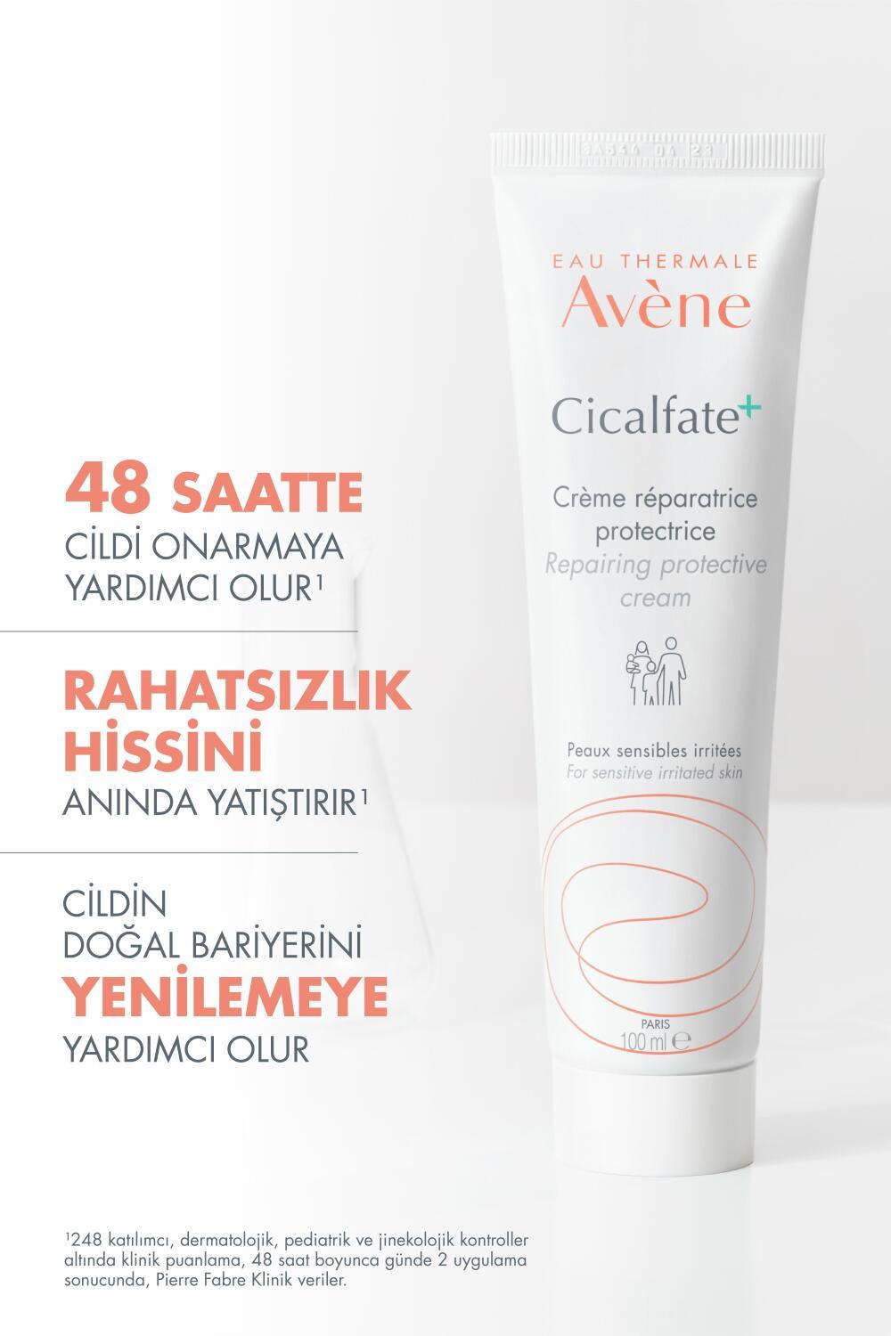 Avene Cicalfate+ Soothing and Repairing Skin Care Cream for Sensitive Skin - 3.38 fl oz Avene Cicalfate+ Soothing Skin Cream - 3.38 fl oz Soothing skin care cream, Sensitive skin care, Repairing skin cream, Avène Cicalfate+, Gentle skincare for babies and children, Postbiotic skincare, Skin repair, Sensitive skin solutions, Skincare for the whole family, Hydrating cream, Calming skin care, Skin health, Dermatologically tested products