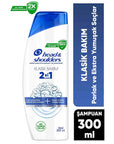 Head & Shoulders 2-in-1 Anti-Dandruff Shampoo and Conditioner - Dermatologically Tested, pH Balanced, Moisturizing - Shampoo