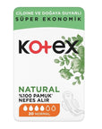 Kotex Natural Ultra Normal Sanitary Pads 20 Count