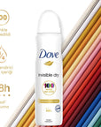 Dove Invisible Dry Antiperspirant Deodorant Spray for Women - 48 Hour Protection, Moisturizing, Stain-Free - 5.07 fl oz Dove Invisible Dry Deodorant Spray - 48 Hour Protection Antiperspirant Deodorant Spray, Long-lasting odor protection, Women's personal care, Sweat protection, Moisturizing deodorant, Stain-free deodorant, 48-hour deodorant protection, Dove, Personal hygiene, Active lifestyle, Confidence booster, Underarm care, Women's health, Beauty essentials, Skincare, Deodorant spray, Women's grooming