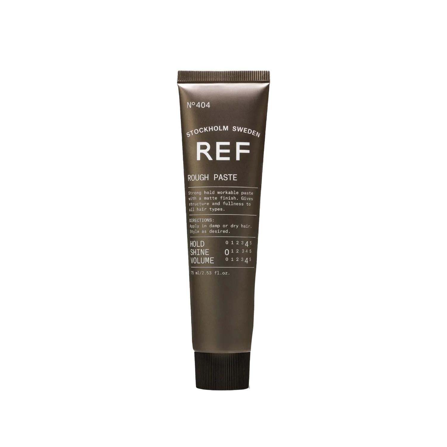 REF Rough Paste N°404 Strong Hold Matte Hair Styling Paste - 75ml - Matte Finish, Textured Style REF Rough Paste N°404 - Strong Hold Matte Hair Paste Hair Styling Paste, Matte Finish Hair Product, Strong Hold Hair Styling, REF Rough Paste N°404, Güçlü Tutuşlu Saç Şekillendirici, Hair Styling Products, Matte Hair Products, Strong Hold Styling, Textured Hair Style, Rough Hair Style, 75ml Hair Paste, Hair Care, Styling Products, Men's Grooming, Hair Styling for Active Lifestyle