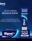 Signal White Now Teeth Whitening Toothpaste: Instant & Long-Lasting White Smile, Removes Stains, Promotes Dental Hygiene - Complete Oral Care Signal White Now: Teeth Whitening Toothpaste - Whiter Smile! teeth whitening toothpaste, teeth whitening, white teeth, remove tooth stains, Signal White Now, Signal White System, dental hygiene, oral care, whitening toothpaste, brighter smile, stain removal, fluoride, cavity protection, enamel protection, gentle cleaning, daily use, confident smile, oral health, natur