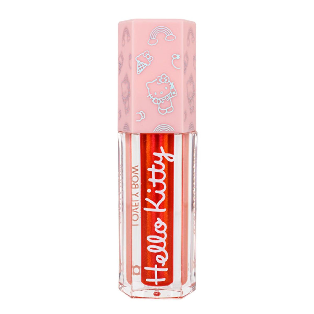 Soda Hello Kitty Lip Gloss - Non-Sticky, Compact, Shiny Finish for Matte Lipsticks - Kawaii Cosmetics - Lip Gloss