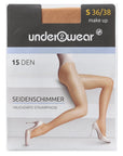 Underwear 15 Denier Glossy Sheer Tights in Nude - Size 36-38