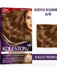 Wella Koleston Supreme: Dark Blonde 6/0 Hair Dye - Intense, Long Lasting Color & Gray Coverage + Conditioning Oil Treatment - At-Home Hair Color Kit Wella Koleston Dark Blonde Hair Dye - Gray Coverage & Long Lasting hair dye, hair coloring, permanent hair color, gray coverage hair dye, long lasting hair color, hair dye with conditioner, Koleston hair dye, dark blonde hair dye, hair color cream, at home hair color kit, hair color, hair colour, gray hair coverage, hair conditioning, hair shine, oil care, plex