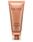 Note Sunglow Foundation: Luminous Bronzing Foundation with Vitamin E & SPF 15 | Paraben-Free, Non-Comedogenic Glow Note Sunglow: Bronzing Foundation SPF 15 | Luminous & Paraben-Free bronzing foundation, luminous foundation, vitamin E foundation, non-comedogenic foundation, paraben-free foundation, SPF 15 foundation, Note Sunglow Foundation, bronze tint foundation, foundation for glowing skin, foundation with sunscreen, foundation, makeup, bronzer, vitamin E, paraben free, sunscreen, sun protection, non come