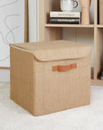 Ocean Home Jute Storage Box with Lid - Stylish Decorative Box for Organizing and Storing Items - view 6