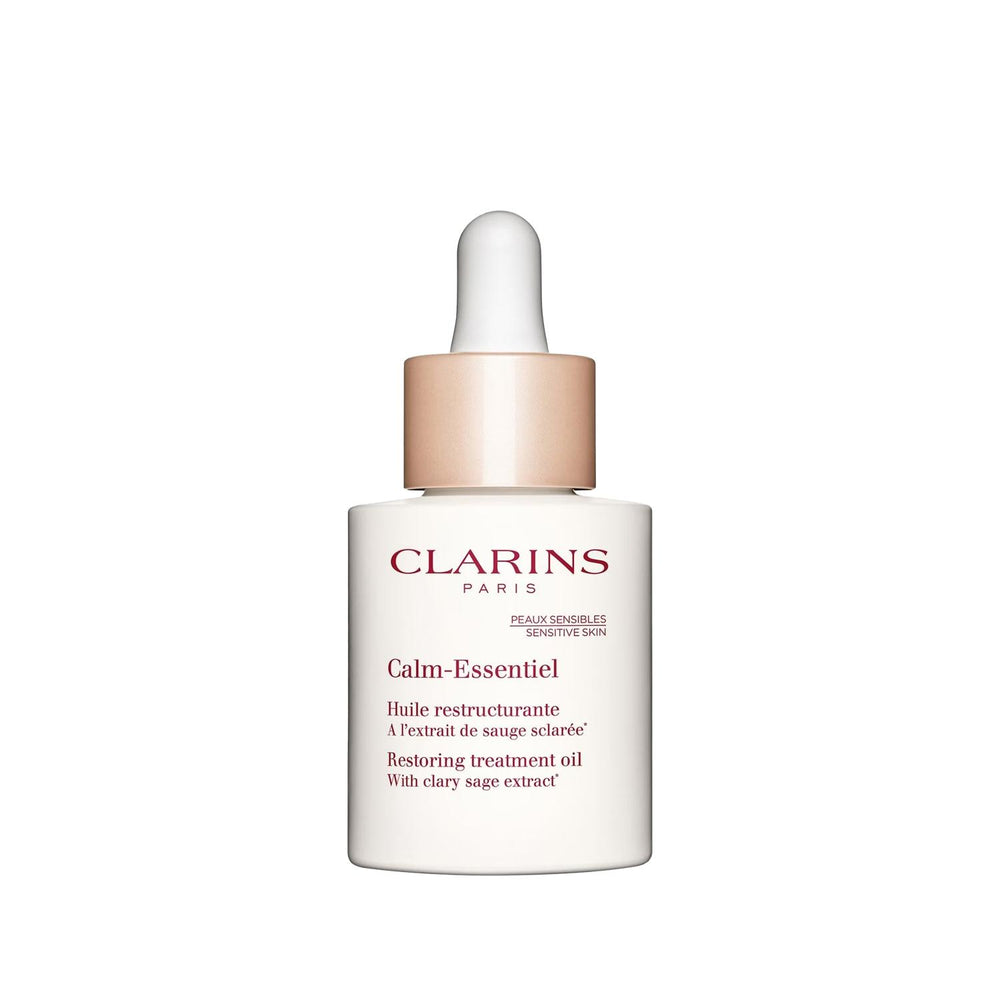Clarins Calm Essentiel: Rejuvenating Anti-Aging Facial Oil - 30ml - Wrinkle Reduction & Sensitive Skin Treatment Clarins Anti-Aging Facial Oil - Rejuvenate & Reduce Wrinkles anti-aging face oil, rejuvenating facial treatment, calming skincare, wrinkle reduction serum, sensitive skin anti-aging, Clarins anti-aging, Clarins rejuvenating treatment, facial oil for mature skin, anti-aging oil, facial oil, wrinkle reduction, sensitive skin, mature skin, rejuvenating treatment, calming formula, skin revitalization