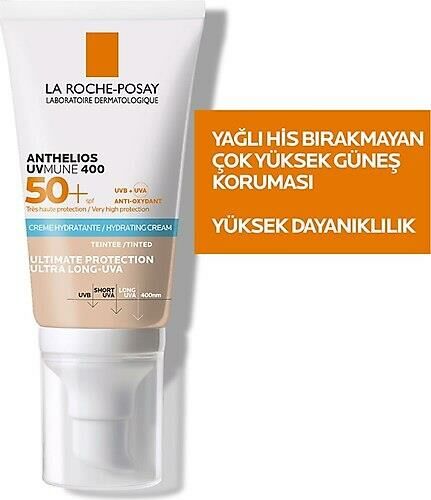 La Roche-Posay Anthelios Uvmune 400 Color 50 Factor Sun Cream 50 ML