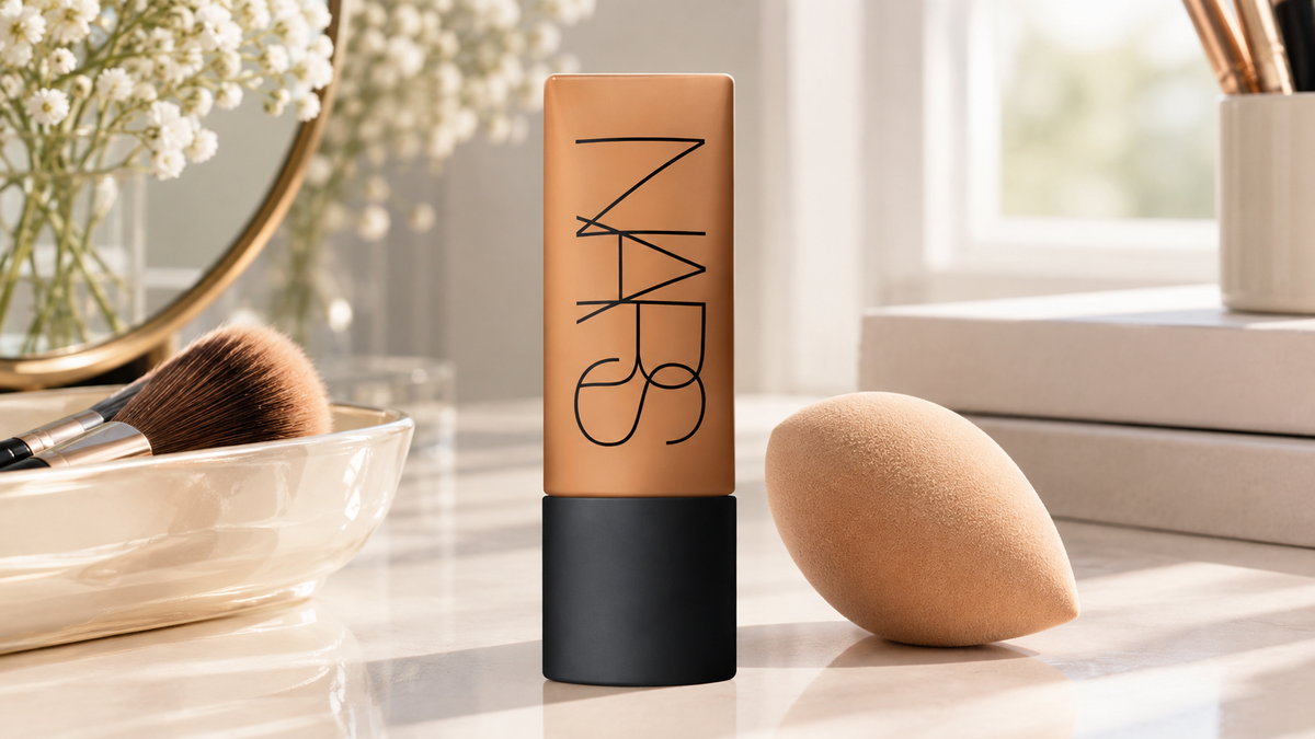 NARS Soft Matte Complete Foundation: 16-Hour Wear, Full Coverage, Transfer-Proof & Vegan - Natural Matte Finish Foundation Makeup