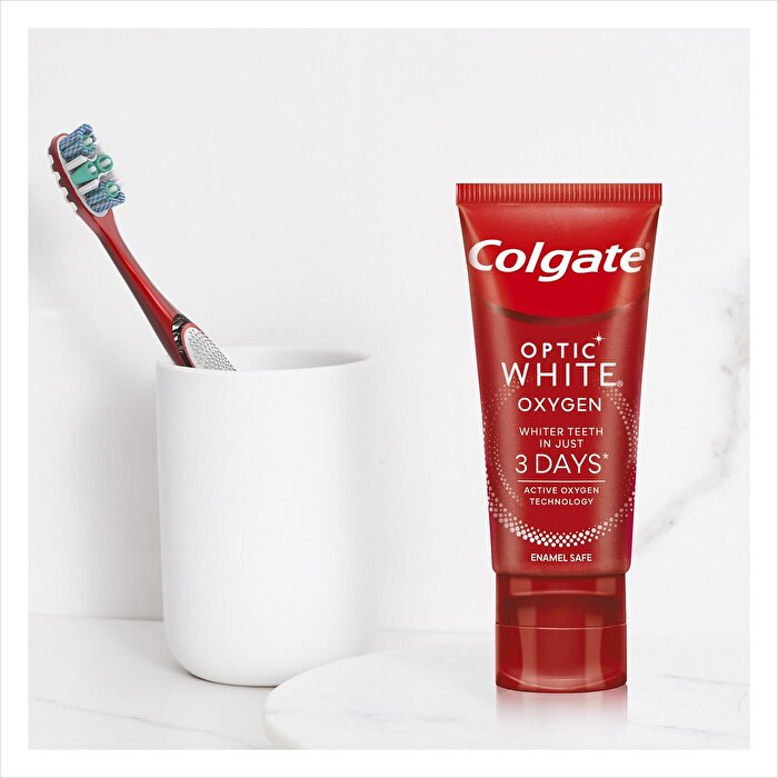 Colgate Optic White Toothpaste 50ml - Oxygen Technology | Whitening