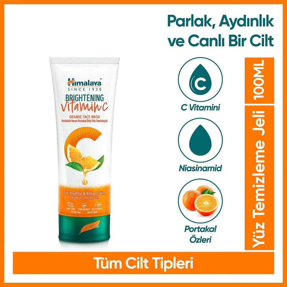 Himalaya Brightening Vitamin C Orange Face Wash 100 ml