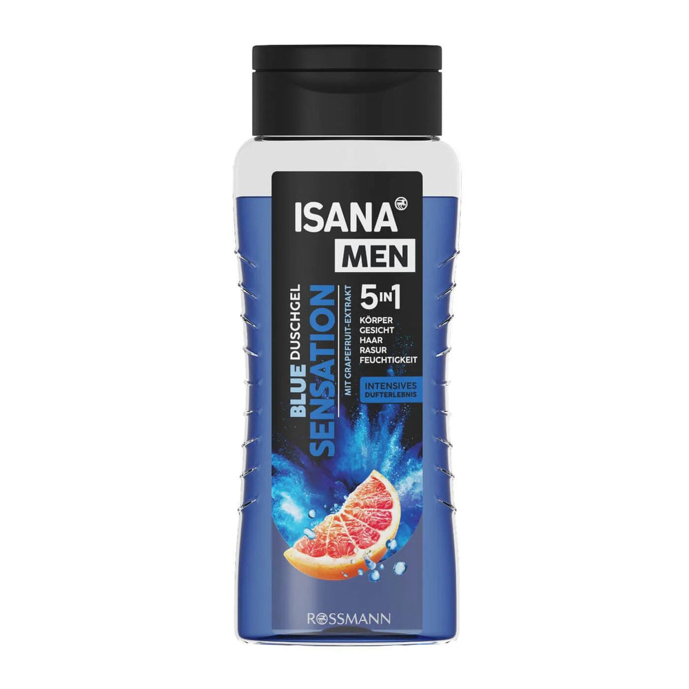 Isana Men 5-in-1 Blue Sensation Shower Gel 300 ml