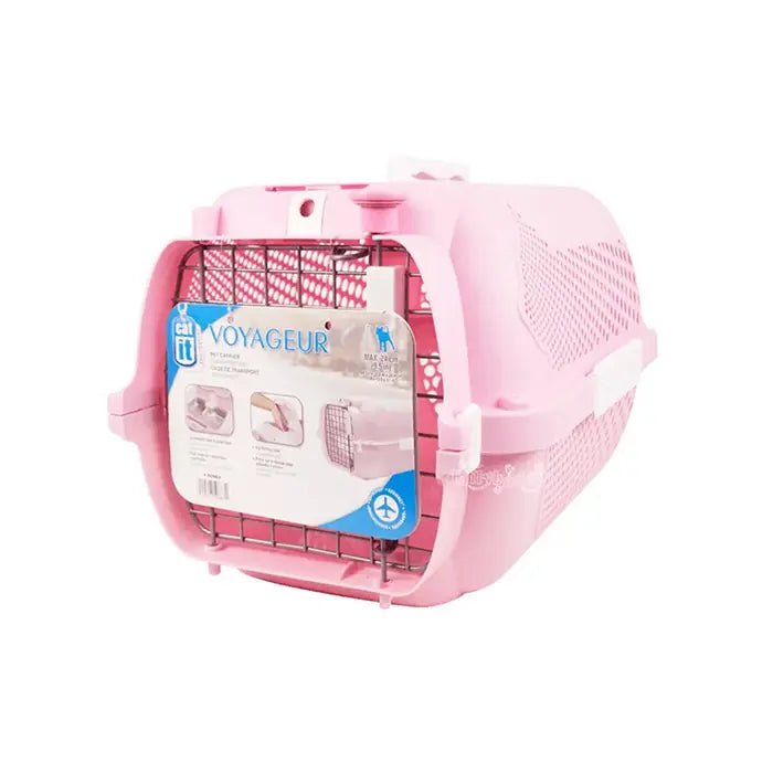 Catit Voyageur Pink Cat Carrier for Secure Travel 48x32x28 cm