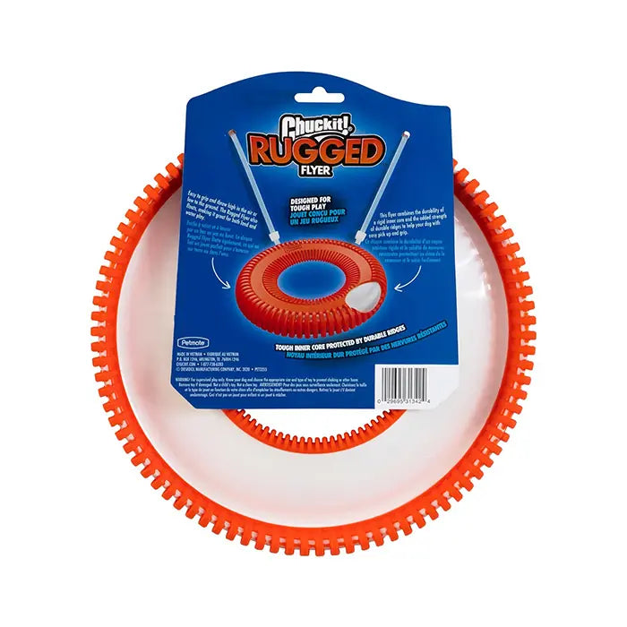 Chuckit Rugged Flyer Extra Durable Dog Frisbee Medium Size