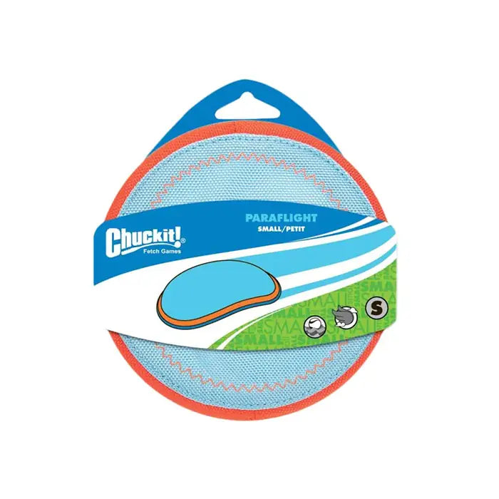 Chuckit Paraflight Flyer Dog Toy Lightweight Aerodynamic Small