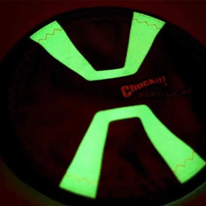 Chuckit Paraflight Max Glow Large Glowing Dog Frisbee Toy