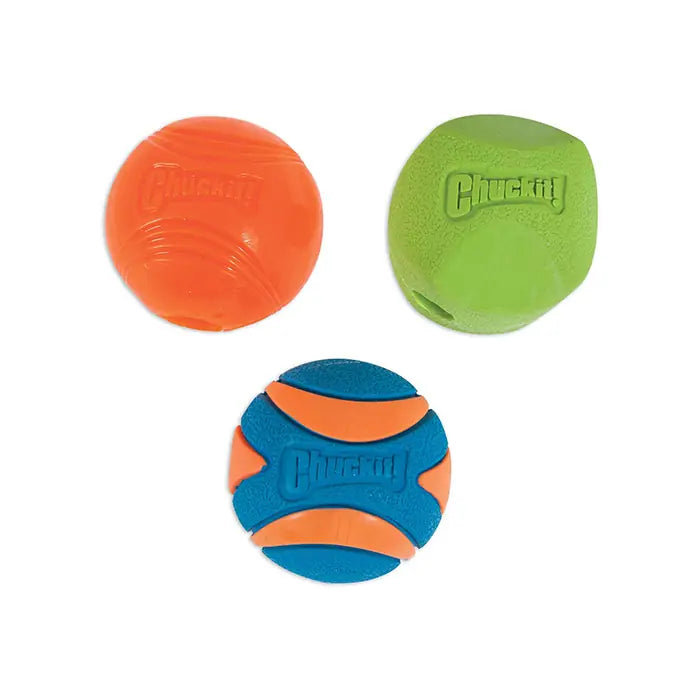 Chuckit Fetch Medley Gen2 Dog Ball Set Medium 3-Pack