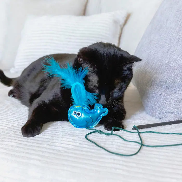 Mad Cat Sea Wand Catnip and Matatabi Teaser Toy
