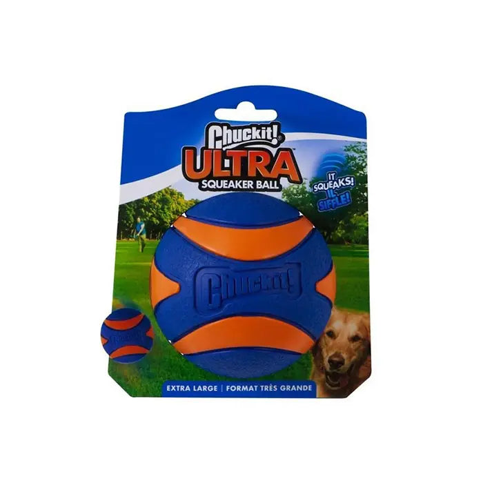 Chuckit Ultra Squeaker Ball Durable Dog Toy XLarge 1 Count